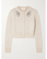 Erdem - Cardigan Aus Einer Alpakawollmischung Mit Verzierungen - Lyst