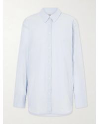 TOTEME - Cotton And Linen-Blend Shirt - Lyst