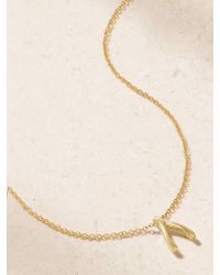 Jennifer Meyer - Mini Wishbone 18-Karat Necklace - Lyst