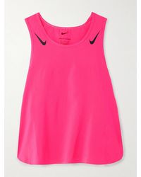 Nike - Aeroswift Verkürztes Tanktop Aus Dri-Fit Adv-Material - Lyst