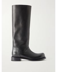 Christen - Defender Leather Knee Boots - Lyst