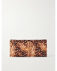 STAUD - Muse Animal-Print Calf Hair Clutch - Lyst