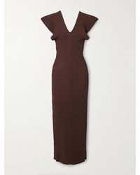 Altuzarra - Ribbed-Knit Maxi Dress - Lyst