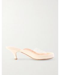 Chloé - Junie Leather-Trimmed Tpu Mules - Lyst