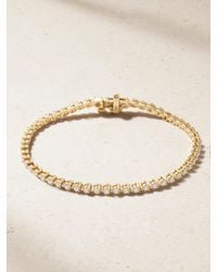 STONE AND STRAND - Baseline 14-Karat Diamond Tennis Bracelet - Lyst