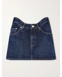 Jean Paul Gaultier - Denim Mini Skirt - Lyst