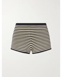 Calle Del Mar - Striped Stretch-Knit Shorts - Lyst