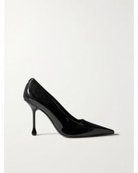 Jimmy Choo - Ixia 95 Patent-Leather Point-Toe Pumps - Lyst