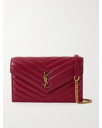 Saint Laurent - Cassandre Envelope Mini Matelassé Leather Shoulder Bag - Lyst