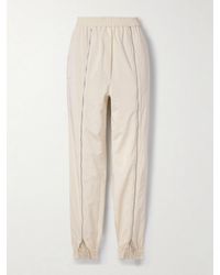 Tibi - Zip-Detailed Shell Track Pants - Lyst