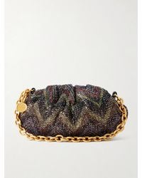 Missoni - Caperdoni Small Sequined-Embellished Striped Woven Pouch - Lyst