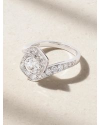 David Morris - Frozen Kiss 18-Karat Diamond Ring - Lyst