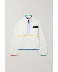 STAUD + New Balance Recycled Faux Shearling Sweatshirt - Multicolour