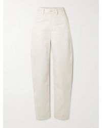 Lemaire - Twisted High-Rise Barrel-Leg Jeans - Lyst