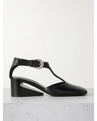 Jil Sander - Mary-Jane-Pumps Aus Leder - Lyst