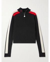 Perfect Moment - Merino Wool La Tour Quarter-Zip Sweater - Lyst