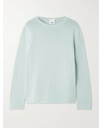 Allude - Cotton And Cashmere-Blend Sweater - Lyst