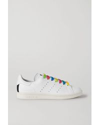 Stella McCartney X Adidas 'stan Smith' Faux Leather Sneakers in White - Lyst