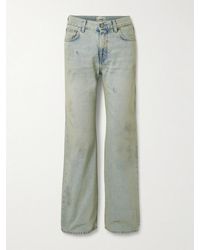 Haikure - Korea Distressed Mid-Rise Wide-Leg Jeans - Lyst