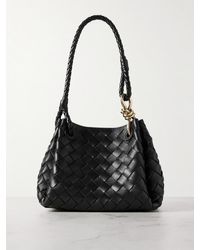 Bottega Veneta - Parachute Small Intrecciato Leather Shoulder Bag - Lyst