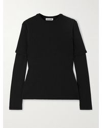 Jil Sander - Set Of Three Cotton-Jersey Tops - Lyst
