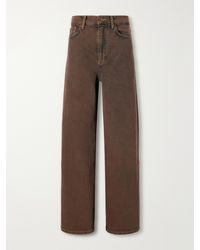 Sanderlak - Faded Mid-Rise Wide-Leg Jeans - Lyst