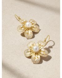 Irene Neuwirth - Blossom 18-Karat, Pearl And Diamond Earrings - Lyst
