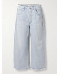 Citizens of Humanity - Jean Large Raccourci Taille Haute Effilé Ayla - Lyst