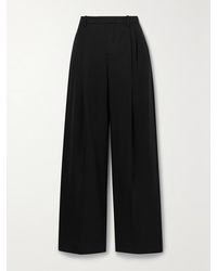 Vince - Pleated Tencel Lyocell-Blend Straight-Leg Pants - Lyst