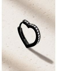 Repossi - Antifer Heart Small 18-Karat Diamond Single Earring - Lyst