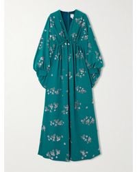 Huishan Zhang - Leah Embellished Recycled-Crepe Gown - Lyst