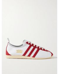 adidas Originals - Japan Suede-Trimmed Leather Sneakers - Lyst