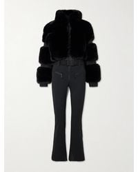 Goldbergh - Lieke Belted Faux-Fur Ski Suit - Lyst