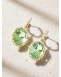 Irene Neuwirth - Gemmy Gem 18-Karat Diamond And Tourmaline Earrings - Lyst