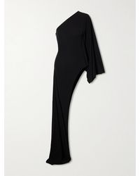 Gucci - One-Sleeve Asymmetric Jersey Gown - Lyst