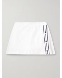 Tory Sport - Tennis-Minirock Aus Stretch-Twill Mit Jacquard-Besatz - Lyst