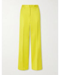 Tom Ford - Cotton And Silk-Blend Duchesse Satin Straight-Leg Pants - Lyst