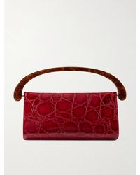 Dries Van Noten - Croc-Effect Leather Shoulder Bag - Lyst