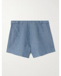 Posse - Thea Linen Shorts - Lyst