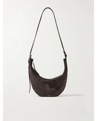 KHAITE - Augustina Small Suede Shoulder Bag - Lyst
