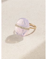 JIA JIA - Ring Aus 14 Karat Mit Quarz Und Diamanten - Lyst