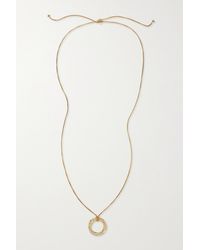 David Yurman Crossover 18-karat Gold Diamond Necklace - White