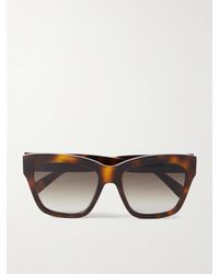 Celine - Triomphe Sonnenbrille Mit Eckigem Rahmen Aus Azetat - Lyst