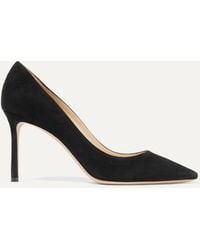 Jimmy Choo - Romy 85 Suede Pumps - Lyst