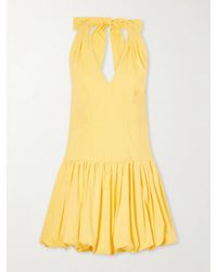 Jonathan Simkhai - Brooke Cotton-Blend Mini Dress - Lyst
