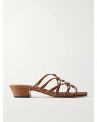 Aeyde - Tahla Woven Leather Sandals - Lyst