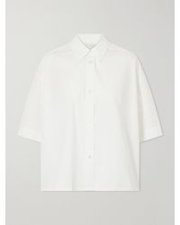 Studio Nicholson - Toco Cotton-Poplin Shirt - Lyst