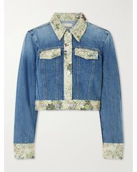 ALÉMAIS - Marcel Printed Denim Jacket - Lyst
