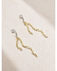 Jennifer Meyer - Edith 18-Karat And Diamond Earrings - Lyst