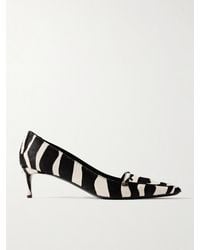 KHAITE - Celia Zebra-Print Calf Hair Pumps - Lyst